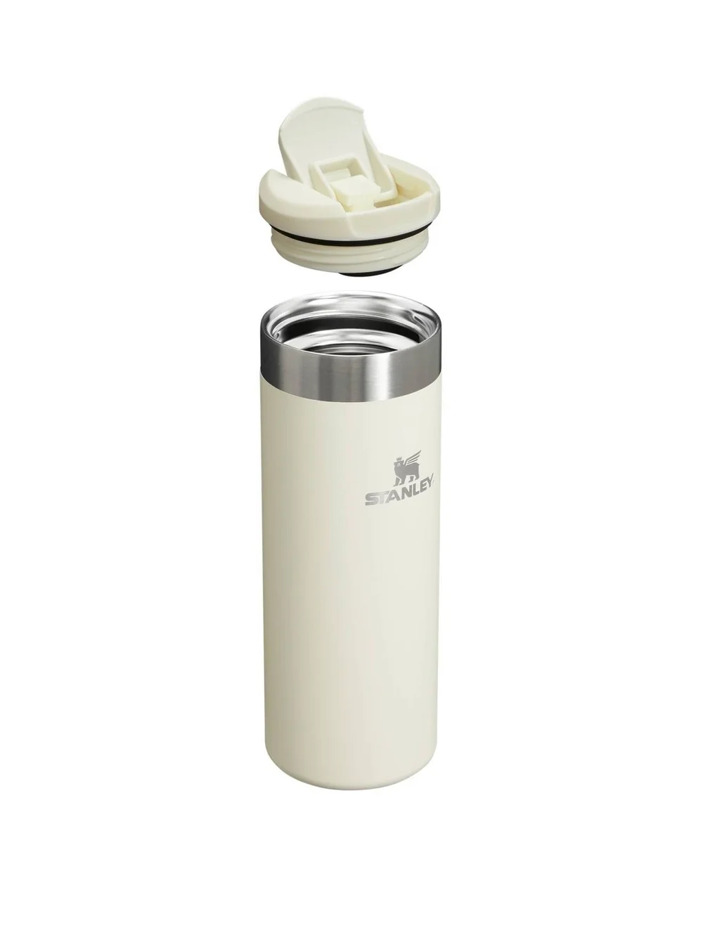 Stanley Cream Travel Tumbler - Insulated Stainless Accent - Picture 3 of 4